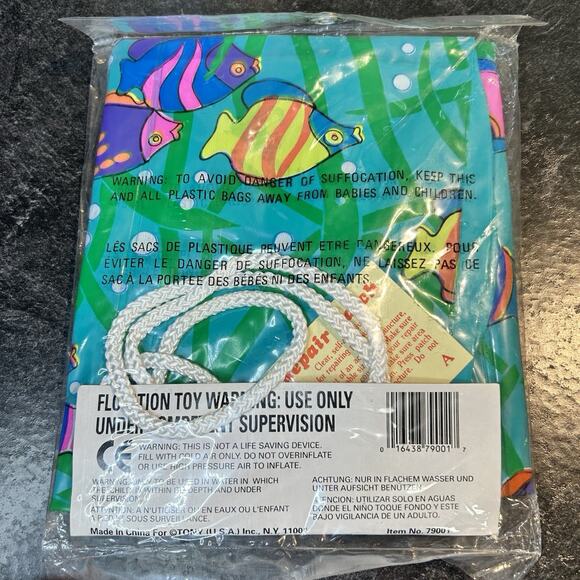 Seaside Kids Fun Surfer With Rope Float For Children Inflatable VTG Vinyl 79001 - Picture 4 of 5